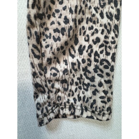 Bibi Women's Pullover Sweater Waffle Knit Size L Multi Patchwork Design Leopard - Picture 9 of 12